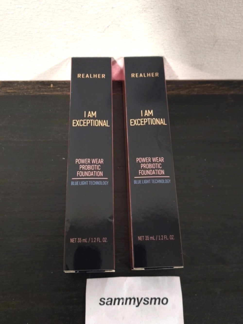 Realher Power Wear Probiotic Foundation I AM EXCEPTIONAL, MAPLE x2